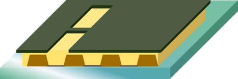 develop photoresist layer